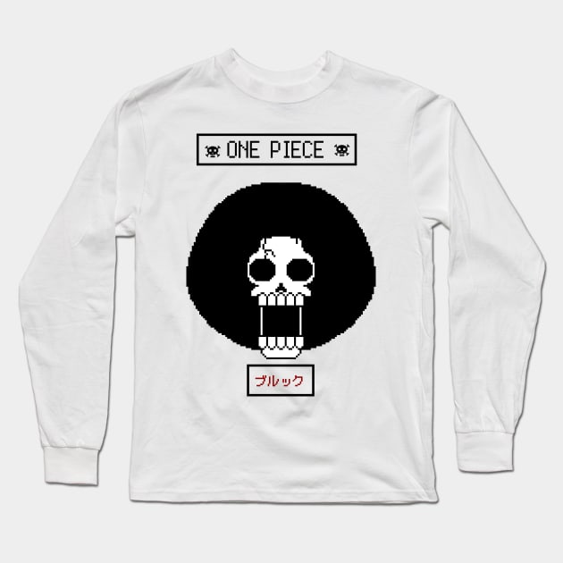 Brook Head Pixel Long Sleeve T-Shirt by melati streetwear